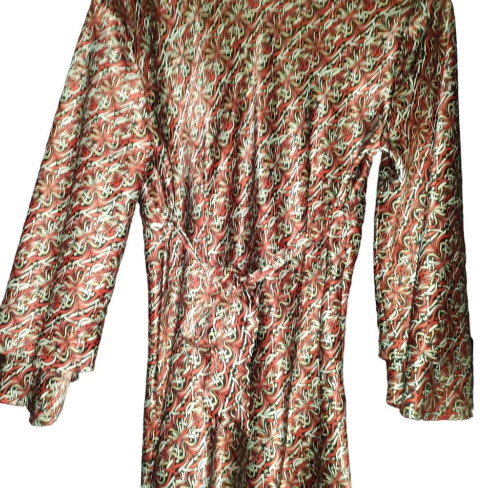 Notations long sleeve paisley Blouse size S - Picture 4 of 9